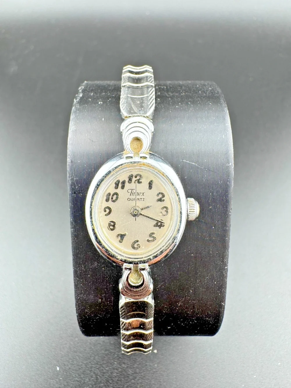 Vintage Timex Quartz Ladies Watch Oval Art Deco Style